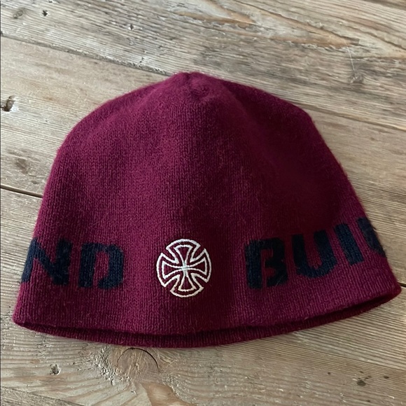 帽子 90s Independent Logo Beanie Vintage Rare 90's Independent Trucks Skateboard Hat Beanie